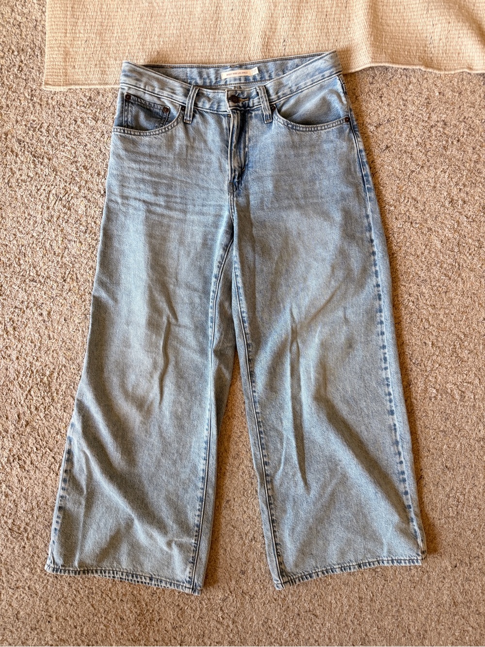 Levi's Light Blue Wide-Leg Jeans
